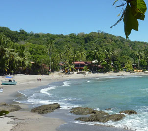 Playa en Costa Rica